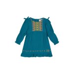Robe bleu p�trole