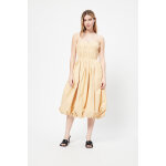 Robe boule bustier beige