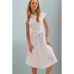 Robe chemise blanc et bleu Robe chemise blanc et bleu