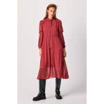 Robe chemise blanches rouge et noir Robe chemise blanches rouge et noir