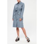 Robe chemise bleu clair