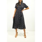 Robe chemise bleu marine et blanc Robe chemise bleu marine et blanc