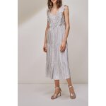 Robe chemise celine taupe et beige