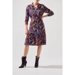 Robe chemise claudia mauve