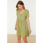 Robe chemise effet crp