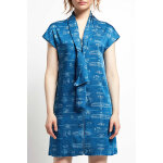 Robe chemise ermaty indigo