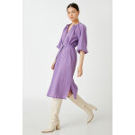Robe chemise mauve
