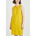 Robe chemise moutarde