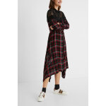 Robe chemise noir et rouge Robe chemise noir et rouge