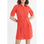 Robe chemise orange - i. code