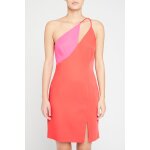 Robe courte asymtrique rose