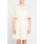 Robe courte blanc et doré Robe courte blanc et doré