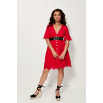 Robe courte boutonne