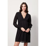 Robe courte avec dtails dentelle