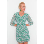 Robe courte fleurie