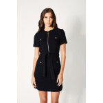Robe courte texture guess by marciano - bleu nuit et dor