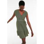 Robe courte  volants