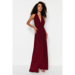 Robe drapée bordeaux Robe drapée bordeaux