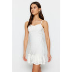 Robe droite blanc