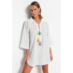 Robe droite blanc