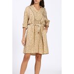 Robe droite camel