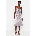 Robe droite  col bnitier