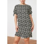 Robe droite  fleurs