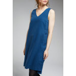 Robe droite gridou indigo