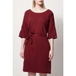 Robe droite hulane bordeaux