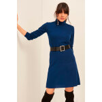 Robe droite indigo