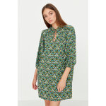 Robe droite � manches 3 / 4