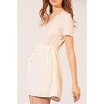 Robe droite mirella blanc cass�