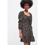 Robe droite noir et jaune Robe droite noir et jaune