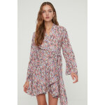 Robe fleurie effet portefeuille