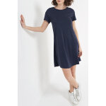 Robe fluide bleu marine - i. code