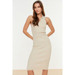 Robe fourreau beige Robe fourreau beige