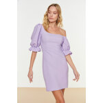 Robe fourreau mauve