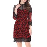 Robe genevieve rouge