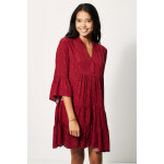 Robe imprim�e boutonn�e