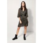 Robe imprimée en voile doublée Robe imprimée en voile doublée
