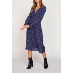 Robe jasmine bleu marine