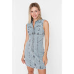 Robe en jean zippée Robe en jean zippée