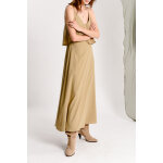 Robe longue beige
