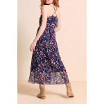 Robe longue bleu marine - one step femme
