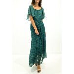 Robe longue bleu pétrole et vert Robe longue bleu pétrole et vert