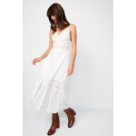 Robe longue en broderie anglaise