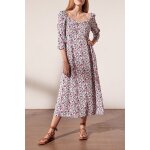 Robe longue elea beige