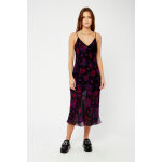 Robe longue mallory noir et violet Robe longue mallory noir et violet