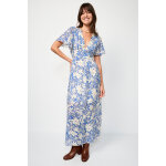 Robe longue avec manches fluides Robe longue avec manches fluides