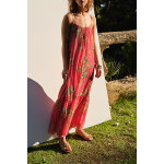 Robe longue rose - ikks women